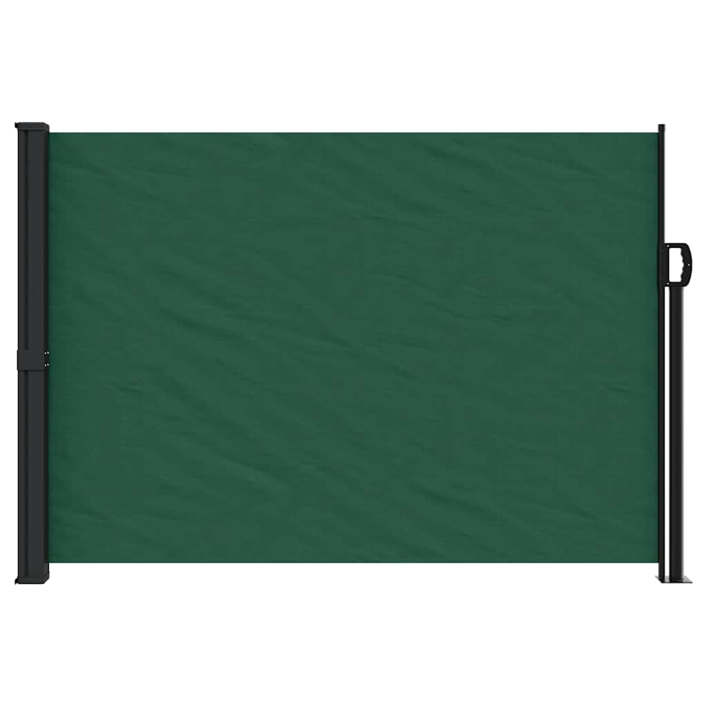 Bidaxl Garden Screen Extendable 140x600 cm Dark Green