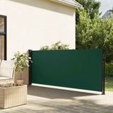 Vidaxl Garden Screen utvidbar 140x600 cm mørkegrønn