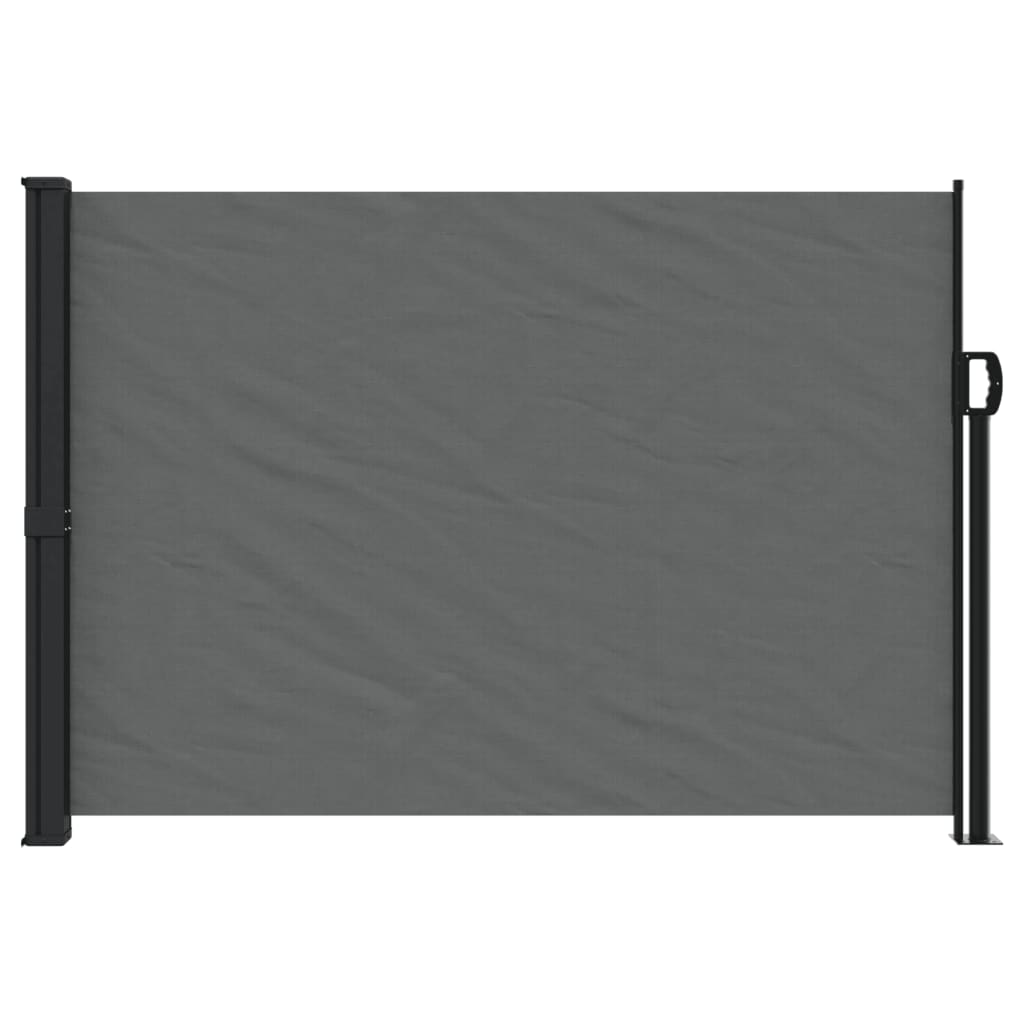 Pare-brise Vidaxl extensible 140x600 cm anthracite