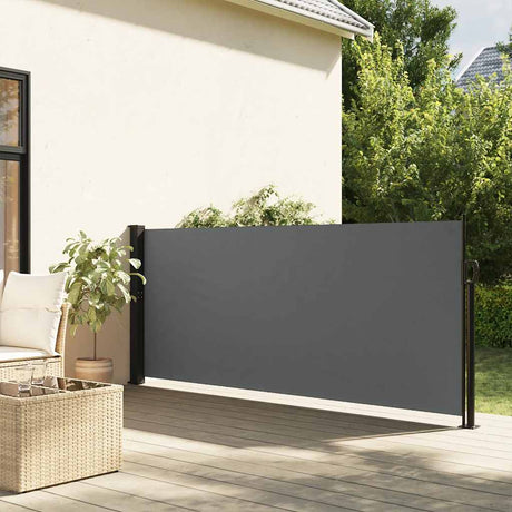 Vidaxx pare-vent extensible 140x600 cm anthracite