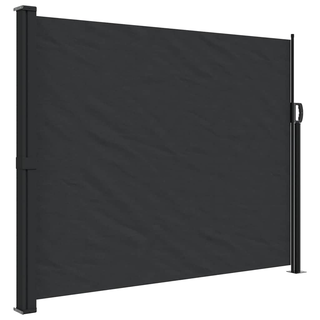 Vidaxx pare-vent extensible 160x600 cm noir