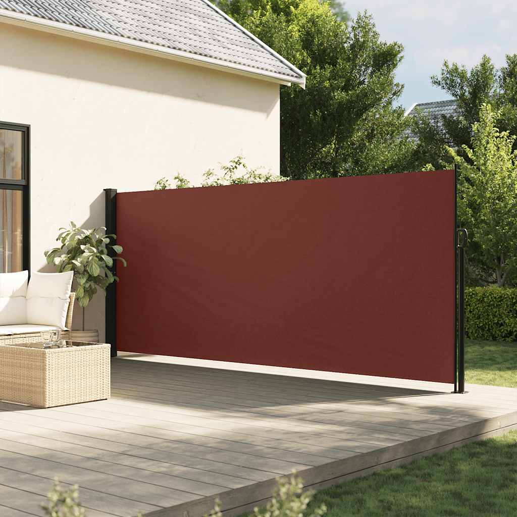 Vidaxx pare-vent extensible 160x600 cm marron