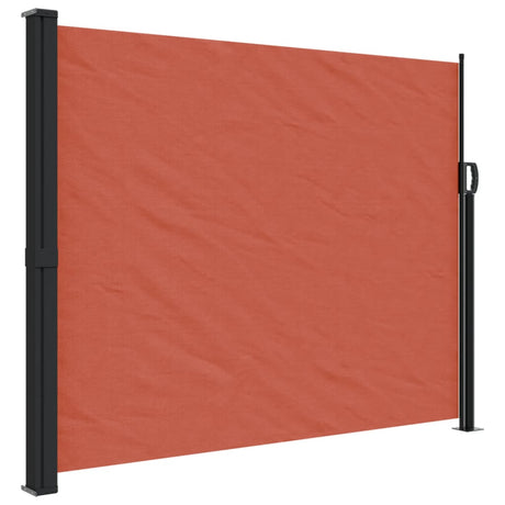 Vidaxx pare-vent extensible 160x600 cm terre cuite