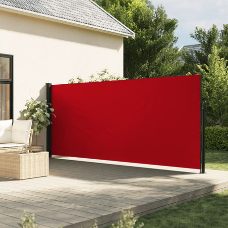 Vidaxx pare-vent extensible 180x600 cm rouge