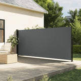 Pare-brise Vidaxl extensible 180x600 cm anthracite -colored