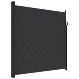 Pare-brise vidaxl extensible 200x600 cm noir