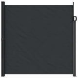 Pare-brise vidaxl extensible 200x600 cm noir