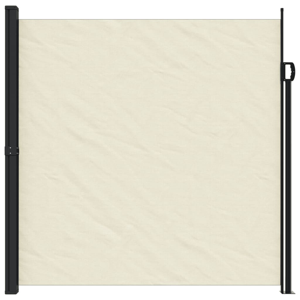 VidaXL Windshield Extendable 200x600 cm cream -colored