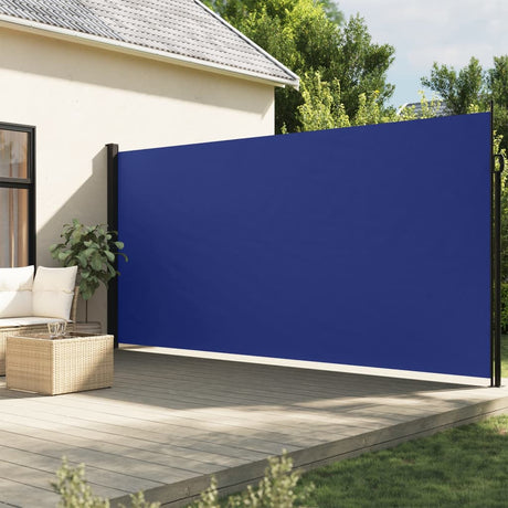 Vidaxx extendable wind screen 200x600 cm blue