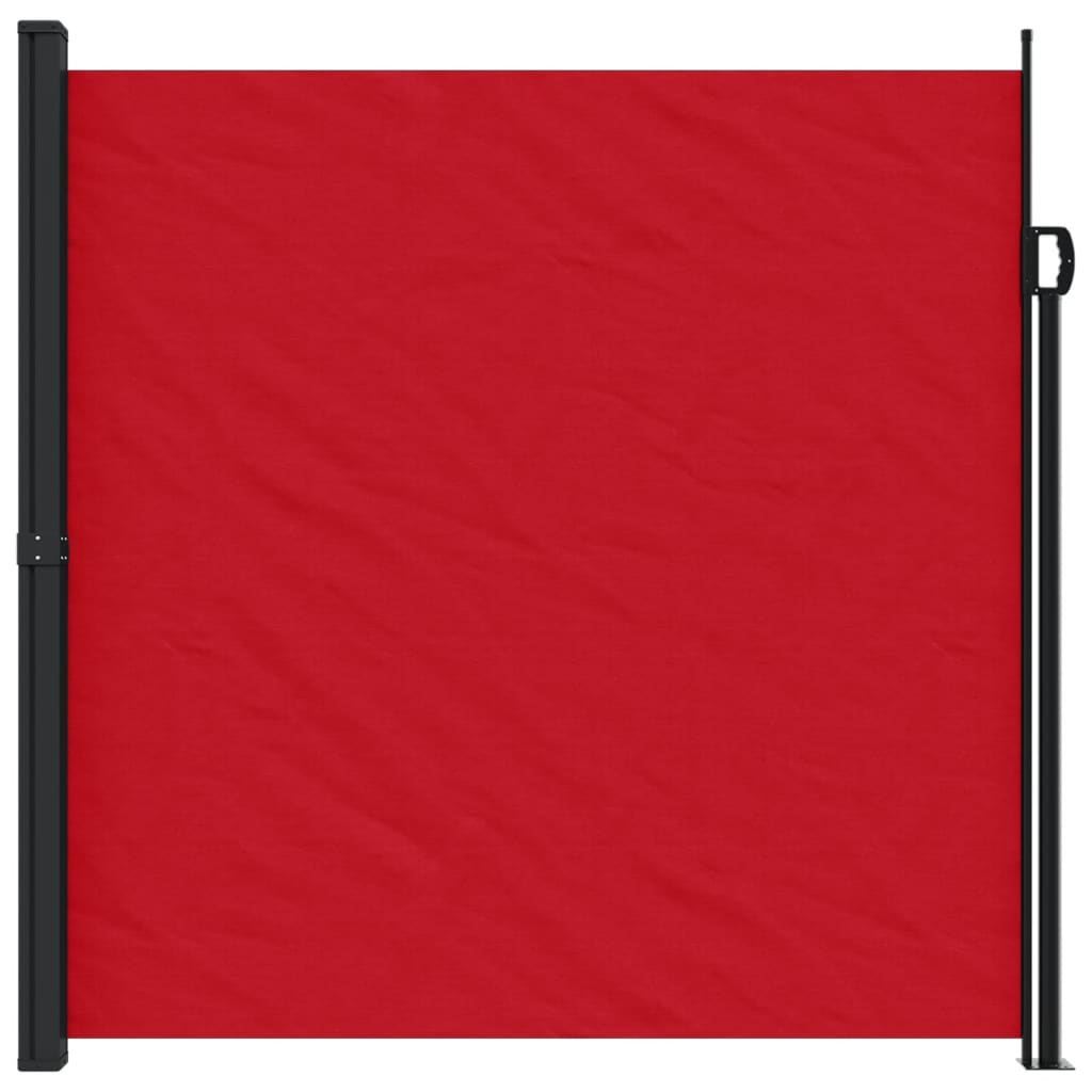 Vidaxx pare-vent extensible 200x600 cm rouge