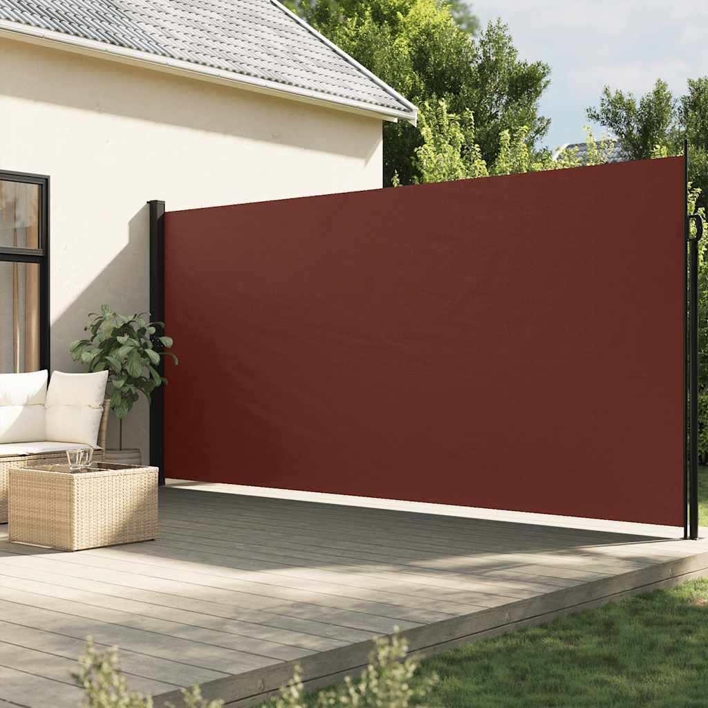 Vidaxx pare-vent extensible 200x600 cm marron