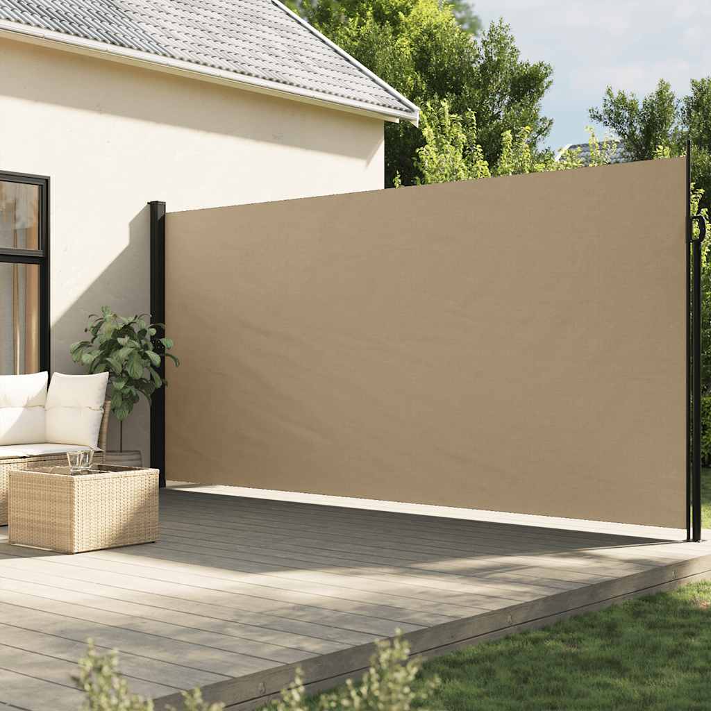 Vidaxl windscherm uittrekbaar 200x600 cm beige