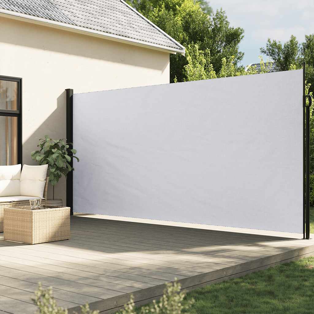 Vidaxx pare-vent extensible 200x600 cm blanc