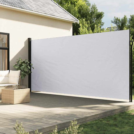 Vidaxx pare-vent extensible 200x600 cm blanc