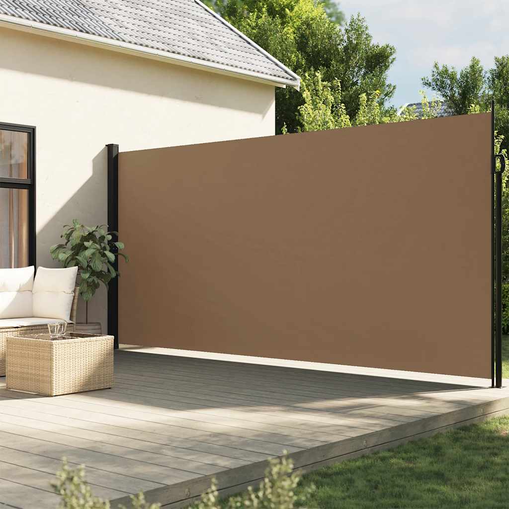 Vidaxl čelní sklo rozšířitelné 200x600 cm taupe