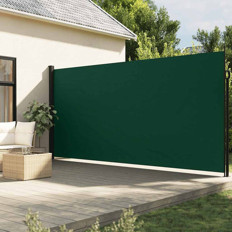 Vidaxx pare-vent extensible 200x600 cm vert foncé