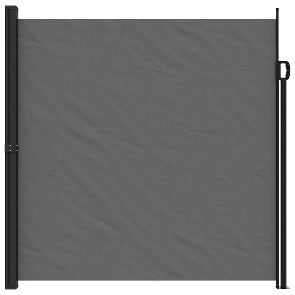 VidaXL Windshield Extendable 200x600 cm Anthracite -colored