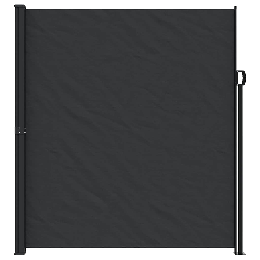 Vidaxx extendable wind screen 220x600 cm black