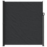 Vidaxx extendable wind screen 220x600 cm black