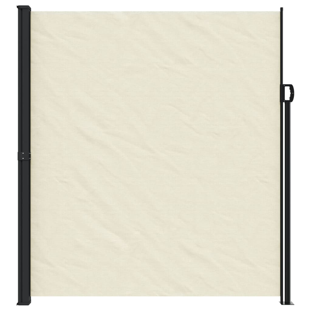 VidaXL Windshield Extendable 220x600 cm Cream -colored