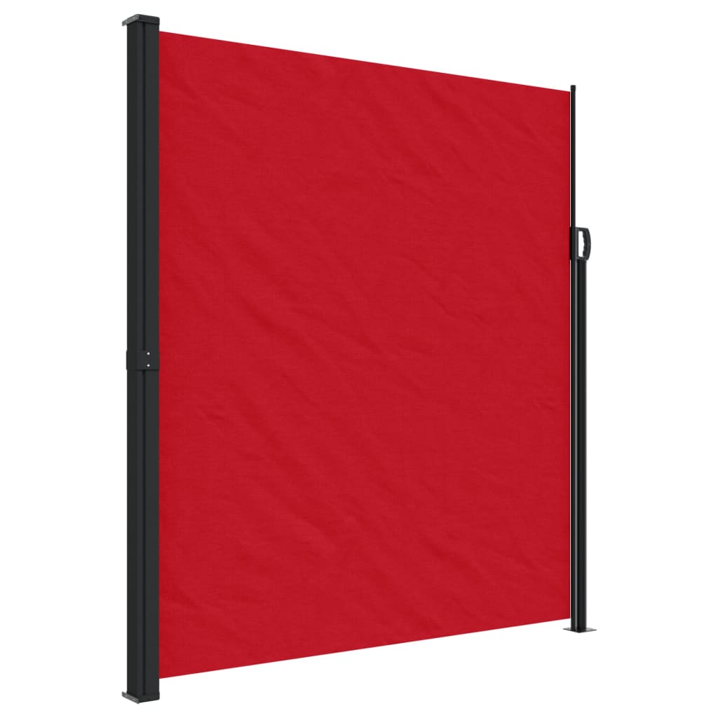 Pare-brise Vidaxl extensible 220x600 cm rouge