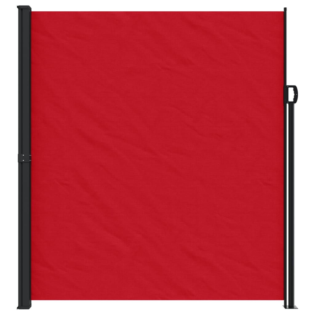 Pare-brise Vidaxl extensible 220x600 cm rouge