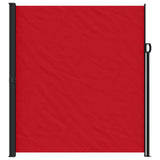 Vidaxl windscherm uittrekbaar 220x600 cm rood