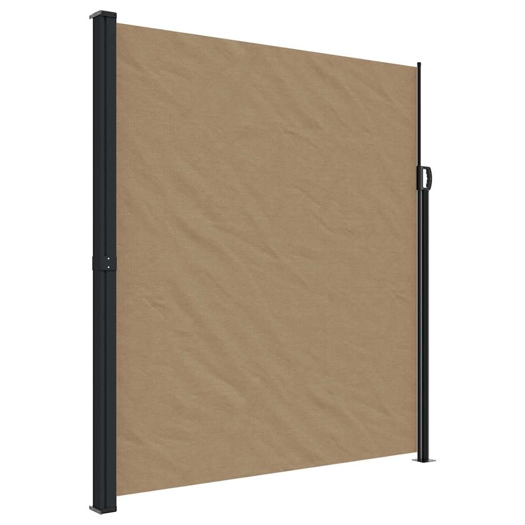 Vidaxx pare-vent extensible 220x600 cm taupe
