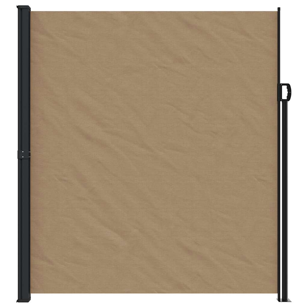 VidaXL Windshield Extendable 220x600 cm Taupe