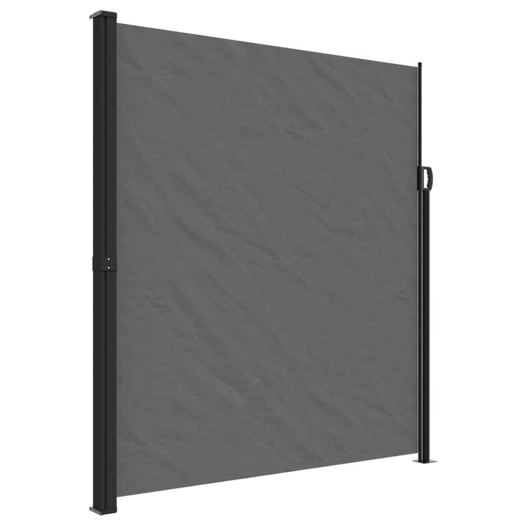 En pare-brise Vidaxl extensible 220x600 cm anthracite -colored