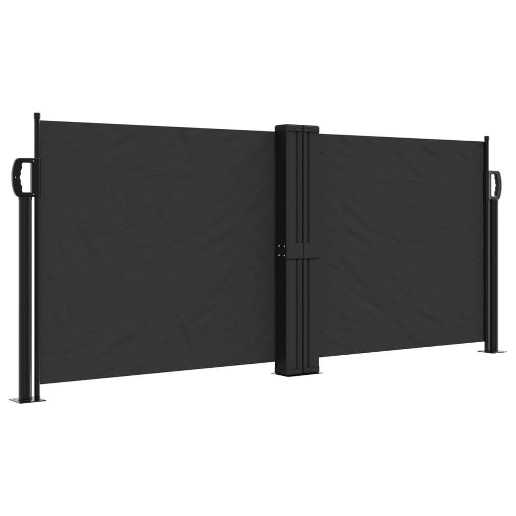 Vidaxx pare-vent extensible 100x600 cm noir