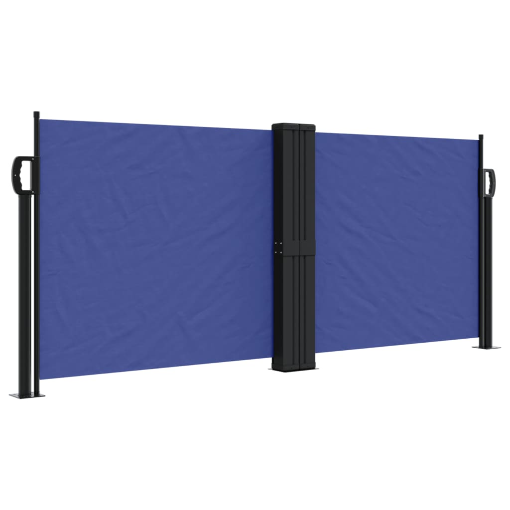 VidaXL Windshield Extendable 100x600 cm blue