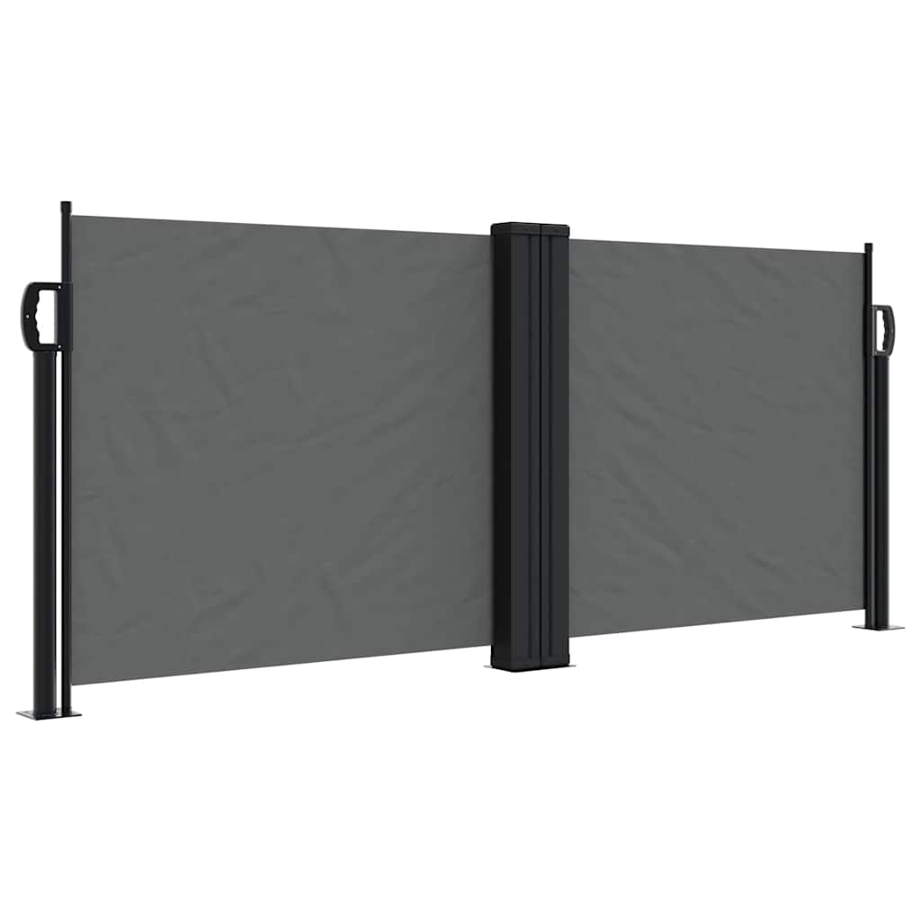 Vidaxx pare-vent extensible 100x600 cm anthracite