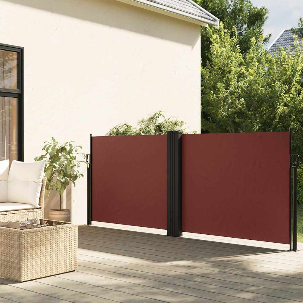 Vidaxx pare-vent extensible 100x600 cm marron