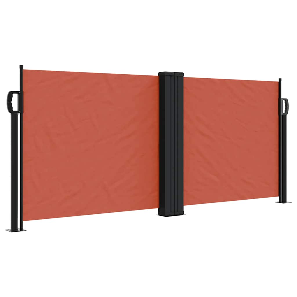 Vidaxx pare-vent extensible 100x600 cm couleur terre cuite