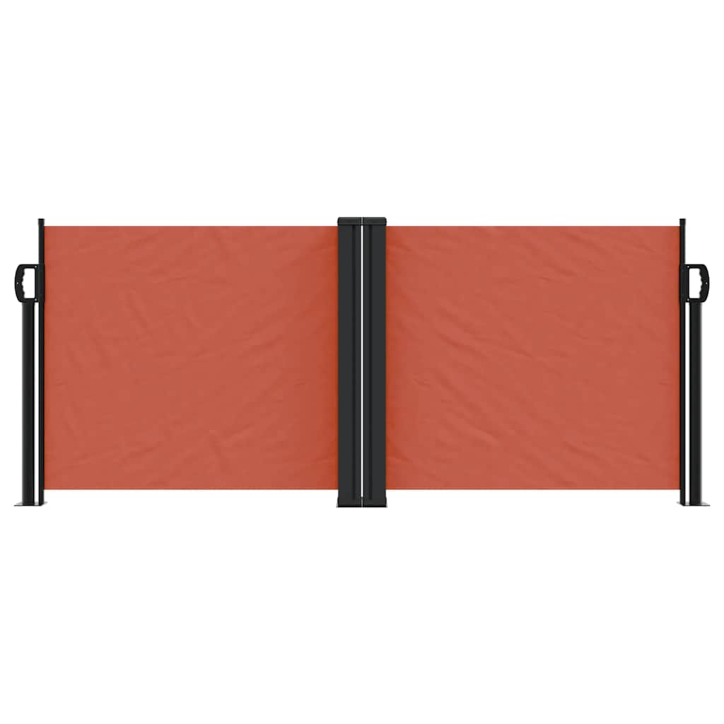 Vidaxx pare-vent extensible 100x600 cm couleur terre cuite