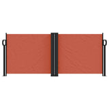 Vidaxx pare-vent extensible 100x600 cm couleur terre cuite