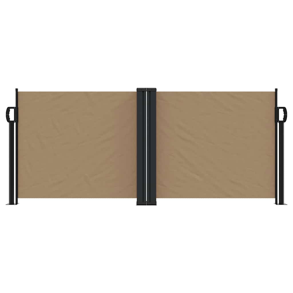 Vidaxx pare-vent extensible 100x600 cm taupe