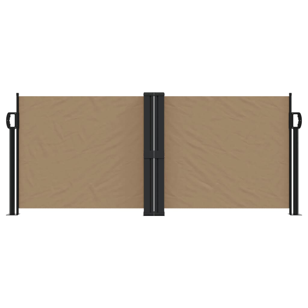 Vidaxl Windshield utvidbar 100x600 cm taupe