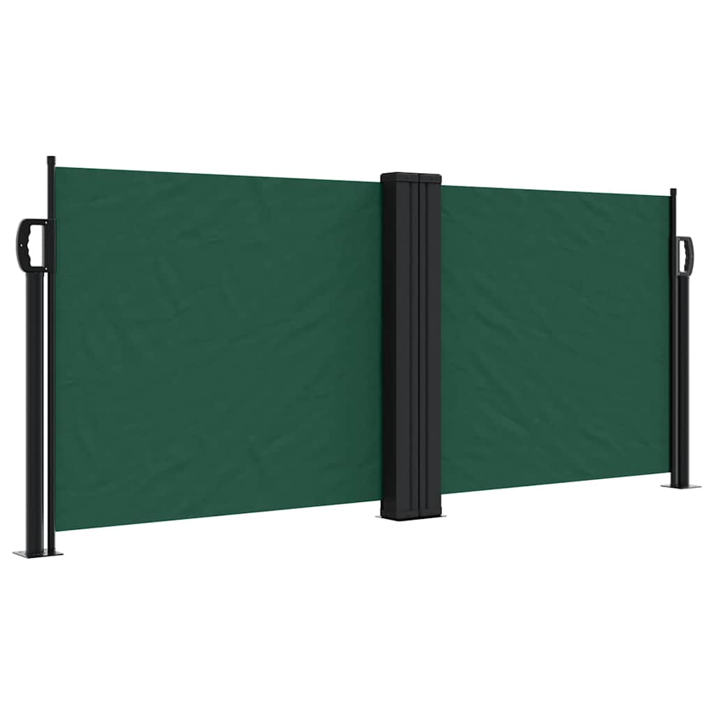 Vidaxx pare-vent extensible 100x600 cm vert foncé