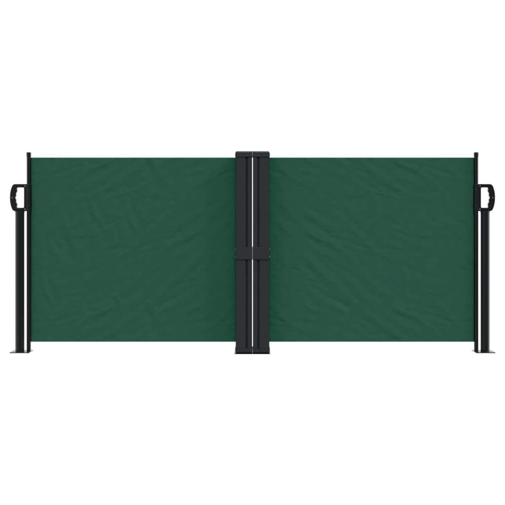 Vidaxx pare-vent extensible 100x600 cm vert foncé