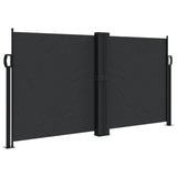 Pare-brise Vidaxl extensible 120x600 cm noir