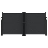 Pare-brise Vidaxl extensible 120x600 cm noir