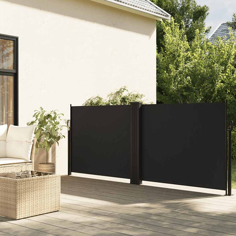 Vidaxx pare-vent extensible 120x600 cm noir