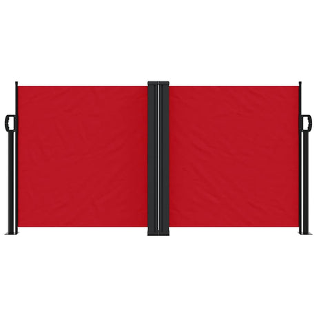 Vidaxx pare-vent extensible 120x600 cm rouge
