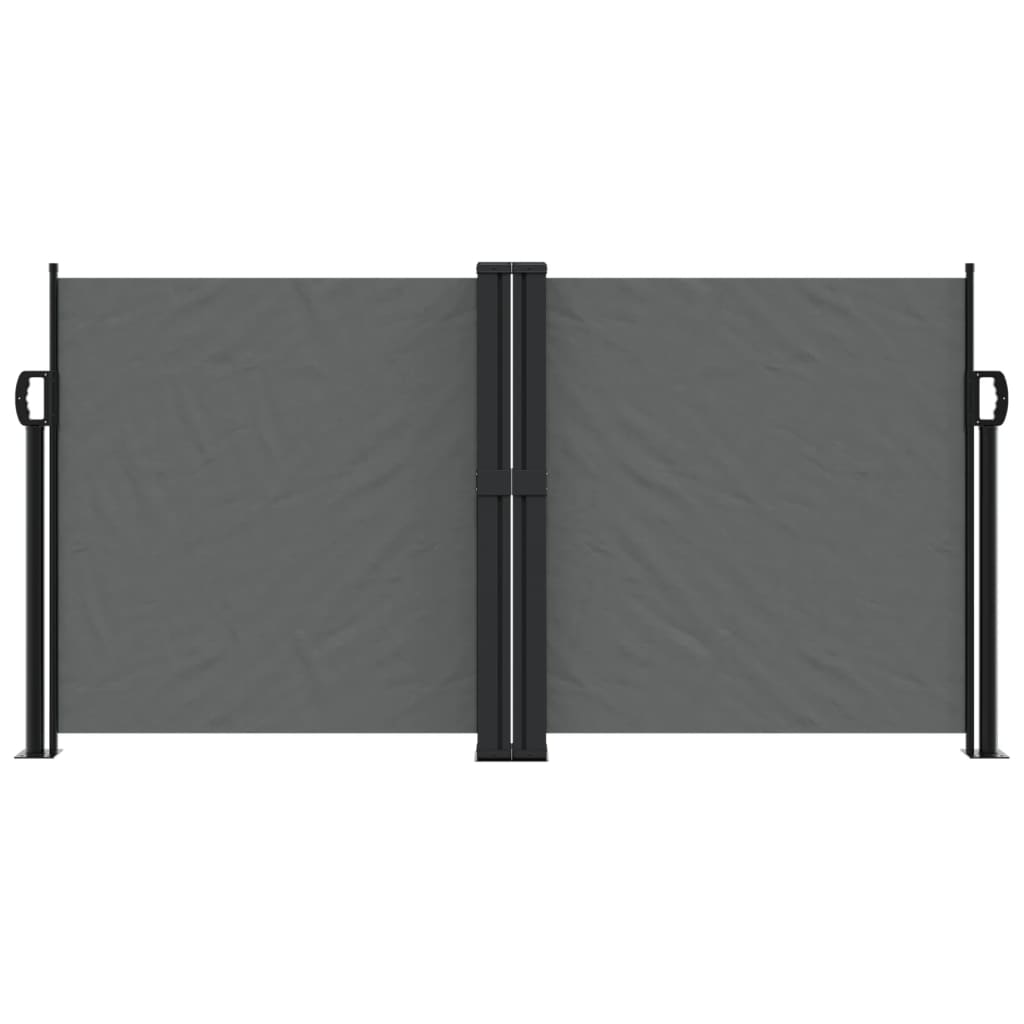 VidaXL Windshield Extendable 120x600 cm Anthracite