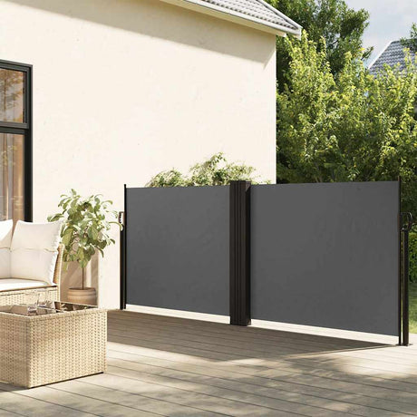 Vidaxx pare-vent extensible 120x600 cm anthracite