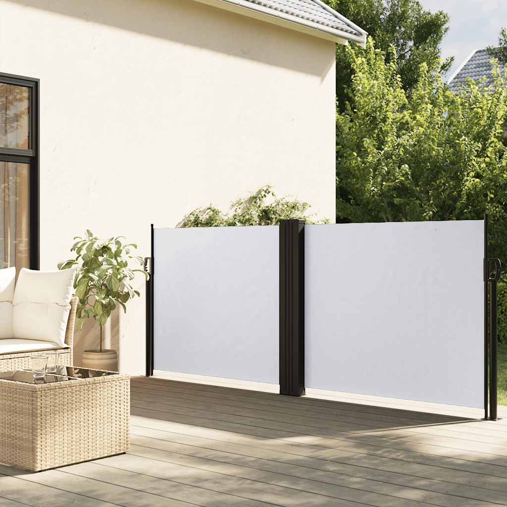 Vidaxx pare-vent extensible 120x600 cm blanc