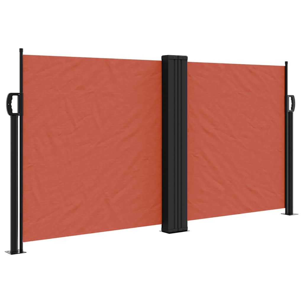 Vidaxx pare-vent extensible 120x600 cm terre cuite