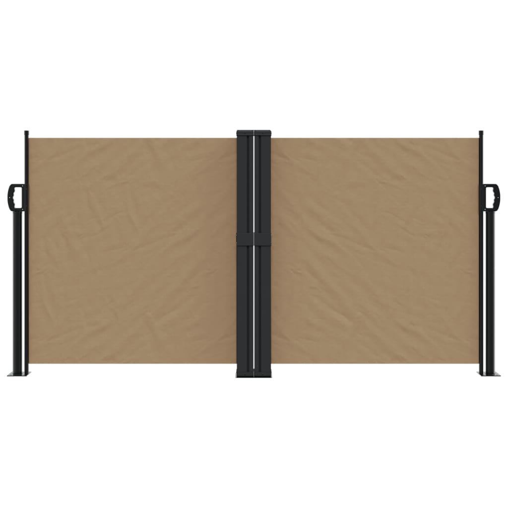 Vidaxl Windshield utvidbar 120x600 cm taupe